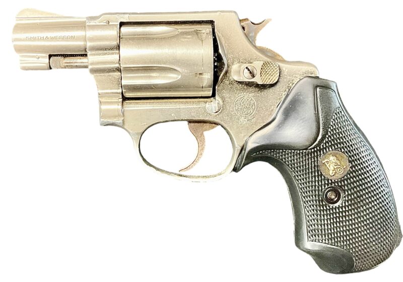 Smith & Wesson Model 37 Airweight Revolver Nickel 2 inch 38 Special J240872