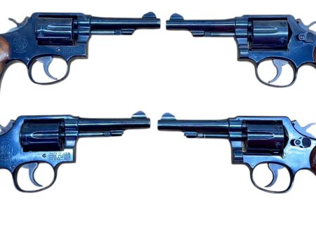 Smith & Wesson Model 10-7 Wood grips, blued, 4" barrel .38Spl Excellent condition
