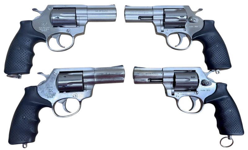 Alfa Proj Model 3830 Stainless Steel revolver .38Spl. 3" barrel VG Condition