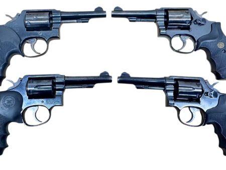 Smith & Wesson Model 10-7 Polymer grips, blued, 4" barrel .38Spl EX condition