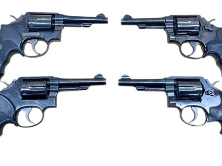 Smith & Wesson Model 10-7 Polymer grips, blued, 4" barrel .38Spl VG-EX condition