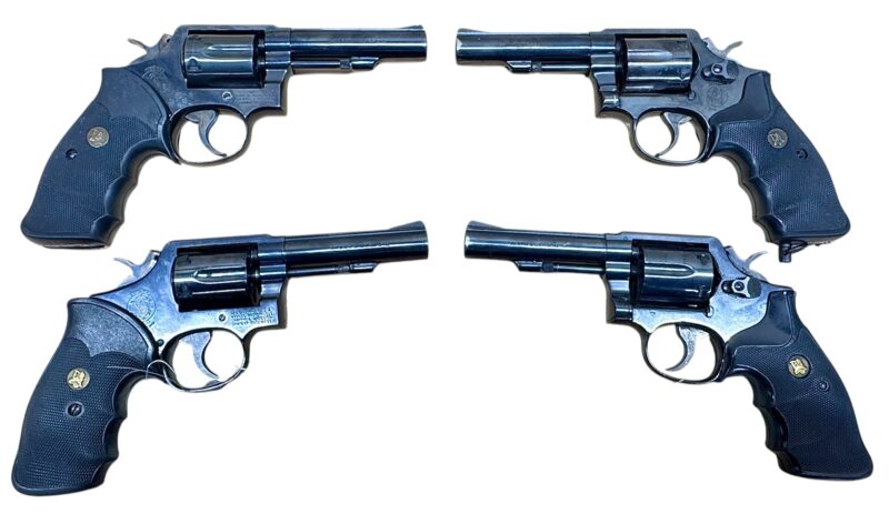 Smith & Wesson Model 10-8 Polymer grips, blued, 4" heavy barrel .38Spl VG-EX Condition