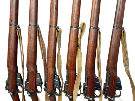 Navy Arms Enfield #4 Mk 1 .303 World War II French Resistance with matching bolt, 1944 date M47/C "PP" marked Zinc Buttplate