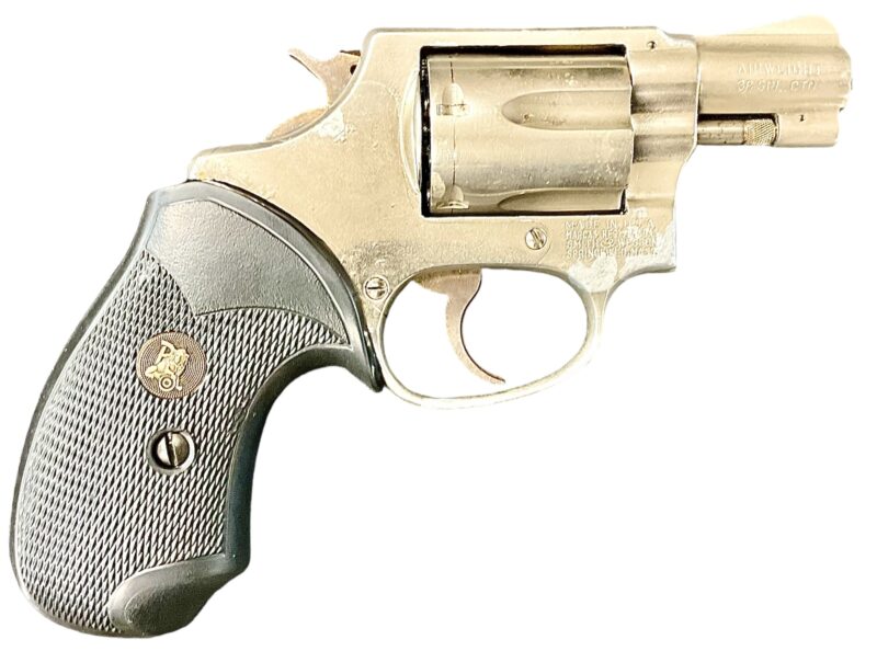 Smith & Wesson Model 37 Airweight Revolver Nickel 2 inch 38 Special J240872 - Image 2