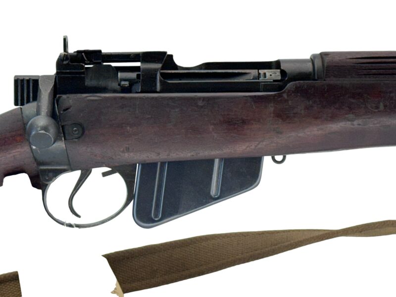 Navy Arms Enfield #4 Mk 1 .303 World War II French Resistance 1944 dated "AU",“PP” & “FTR” marked non-matching bolt VG Condition PP 0886 - Image 8