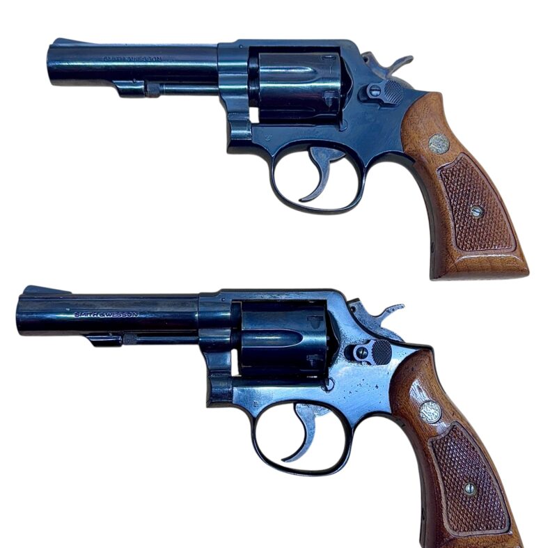 Smith & Wesson Model 10-8 Wood grips, blued, 4" heavy barrel .38Spl Excellent condition - Image 2
