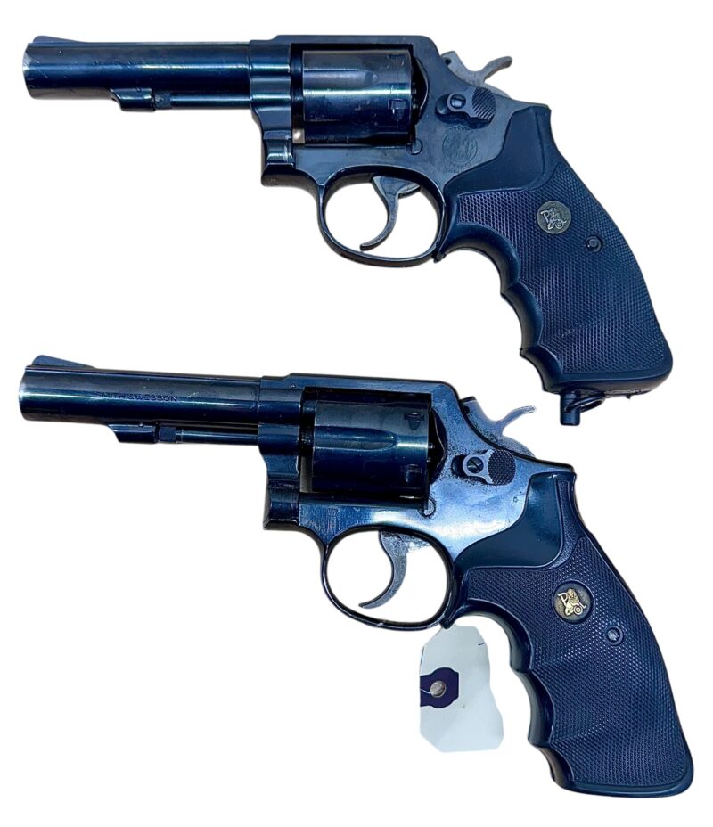 Smith & Wesson Model 10-8 Polymer grips, blued, 4" heavy barrel .38Spl VG-EX Condition - Image 3
