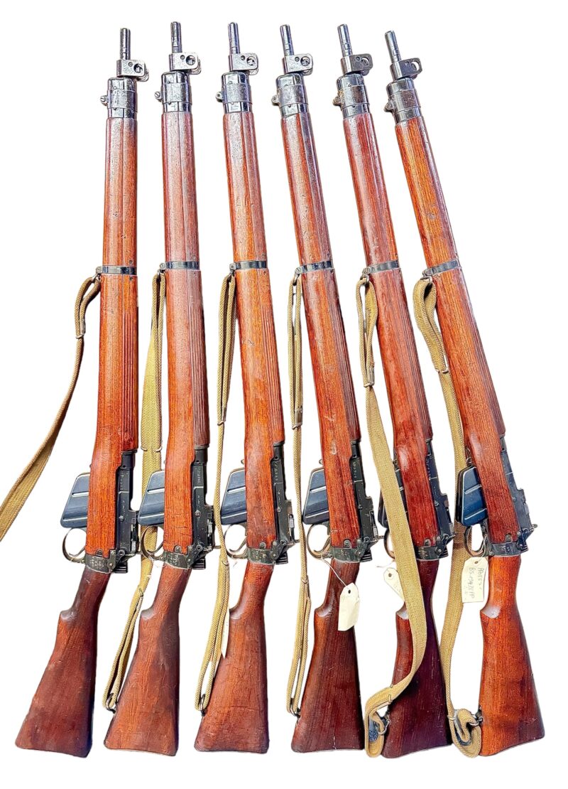Navy Arms #4 Mk I* .303 WWII 1944 Dated rifle "BS" and "PP" marked non matching serial number bolt VG cond. - Image 11