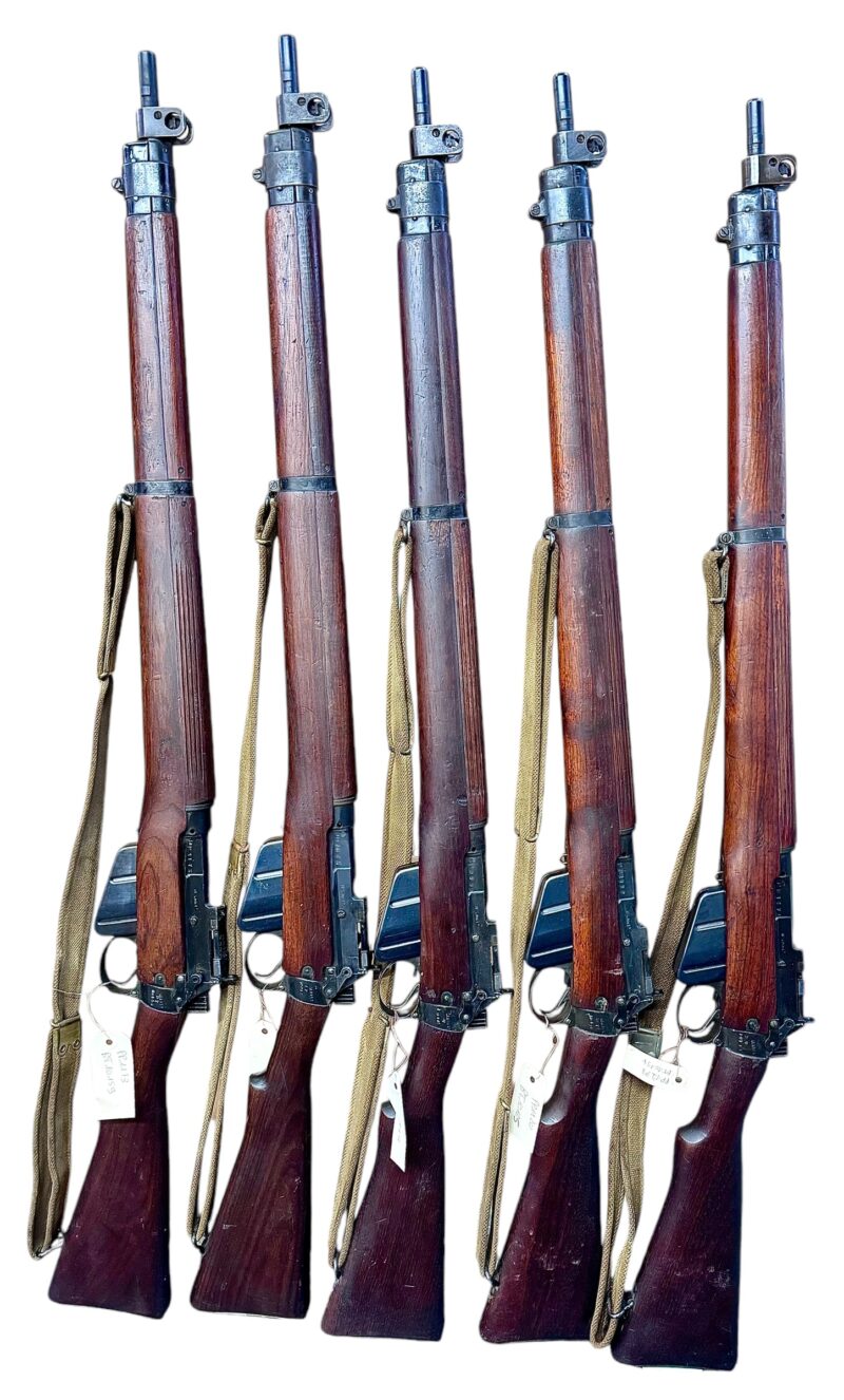 Navy Arms #4 Mk I* .303 WWII 1944 Dated rifle "BT" marked non matching serial number bolt VG cond. - Image 11