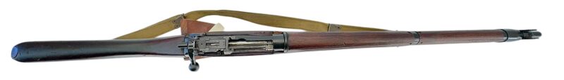 Navy Arms Enfield #4 Mk 1 .303 World War II French Resistance 1944 dated "AU",“PP” & “FTR” marked non-matching bolt VG Condition PP 0886 - Image 9