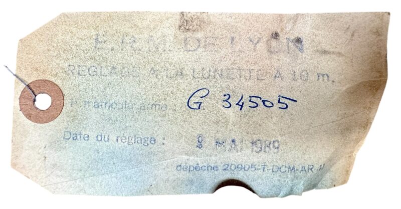 MAS 49/56 semi-auto Rifle 7.5 French VG condition with Arsenal Tag - Image 3