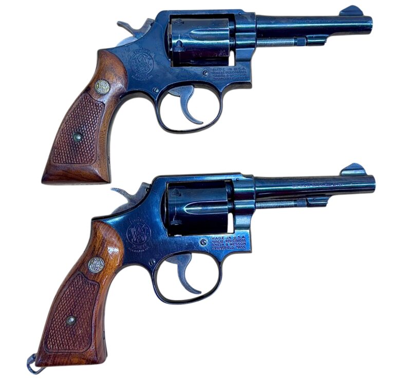 Smith & Wesson Model 10-7 Wood grips, blued, 4" barrel .38Spl Excellent condition - Image 3