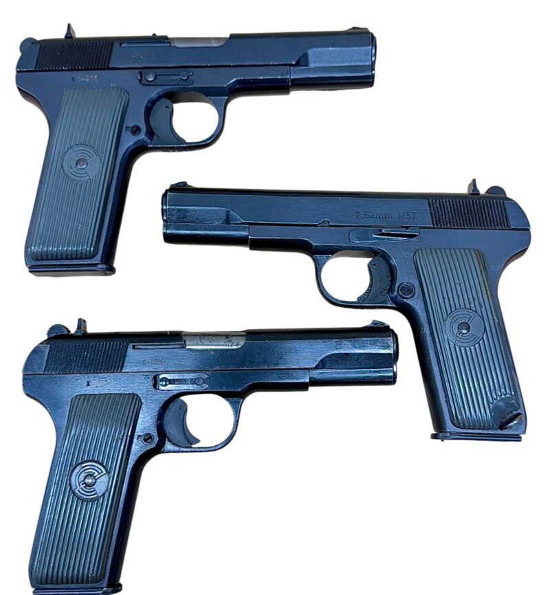 Zastava M57 Tokarev pistol Collector Grade with rare grey grip, blue, Ex. condition, 7.62x25 with Yugo Crest and mag.
