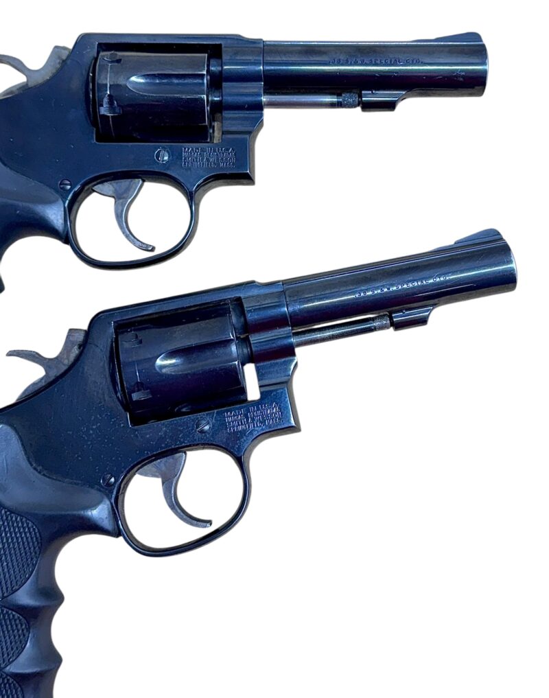 Smith & Wesson Model 10-10 Polymer grip, blued, 4" heavy barrel .38Spl Excellent condition - Image 4