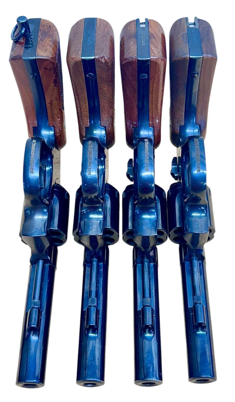 Smith & Wesson Model 10-10 Wood grips, blued, 4" heavy barrel .38Spl Excellent condition - Image 4