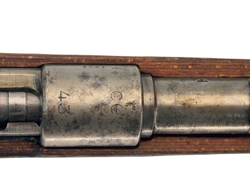 Mauser K98 K Original German WWII CE 43 Matching Bolt handle, TG, Bands, rear sight - Image 5