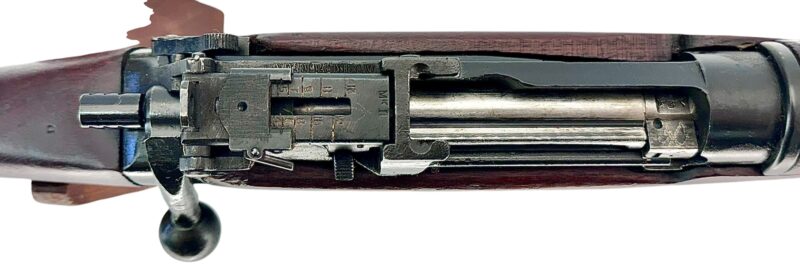 Navy Arms Enfield #4 Mk 1 .303 World War II French Resistance 1944 dated "BU" & “PP” marked non-matching bolt VG Condition PP1385 - Image 11