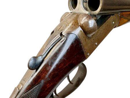 British 12 Gauge Side by Side Shotgun S. Entwistle