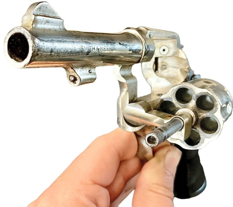 Smith & Wesson Model 10-5 Revolver 38 Special 4 inch Trooper Barrel Nickel D716698 - Image 6