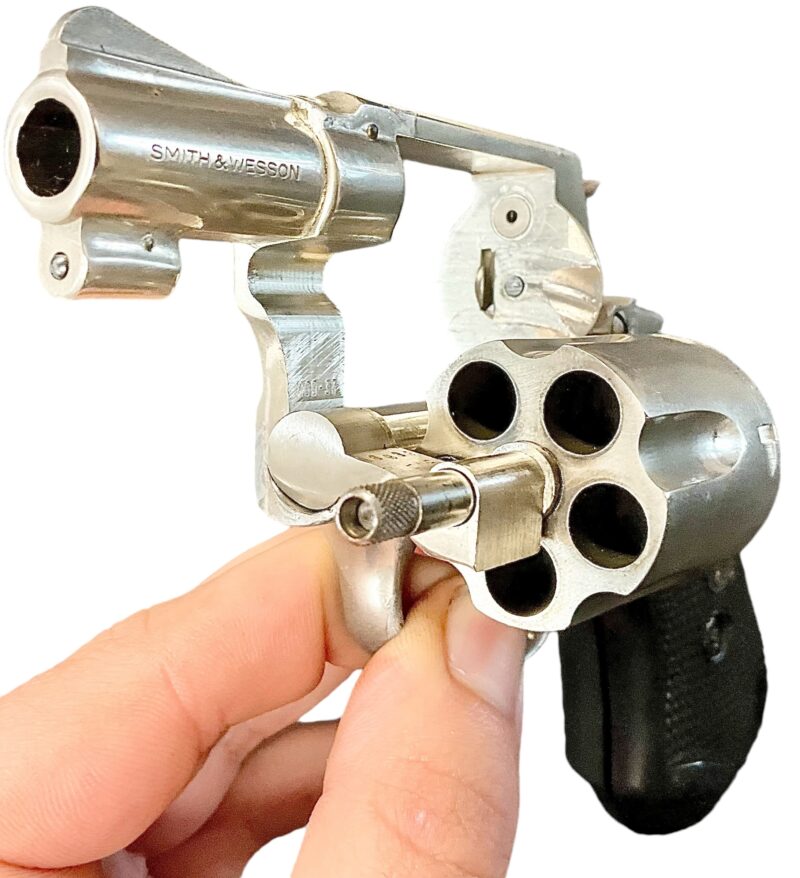Smith & Wesson Model 37 Airweight Revolver Nickel 2 inch 38 Special J240872 - Image 7