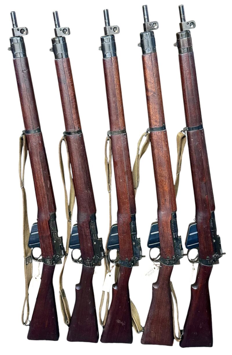 Navy Arms Enfield #4 Mk 1 .303 World War II French Resistance M47/C 1944 Dated Brass buttplate non-matching bolt - Image 8