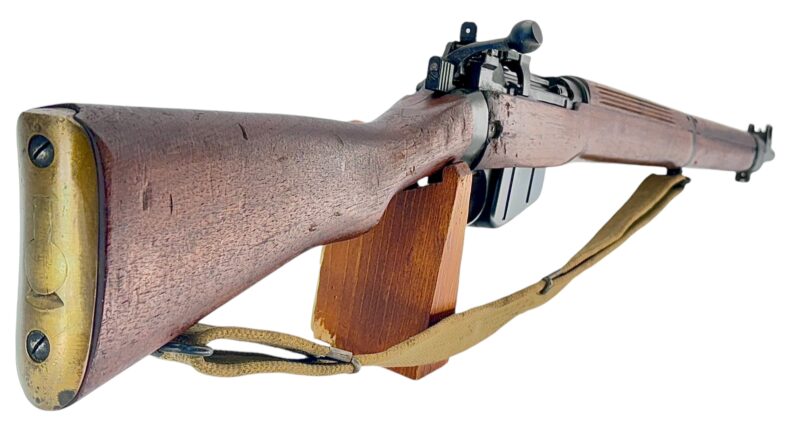 Navy Arms #4 Mk I* .303 WWII 1944 Dated rifle "BS" and “PP” marked matching serial number bolt VG cond. PP 0676 - Image 14