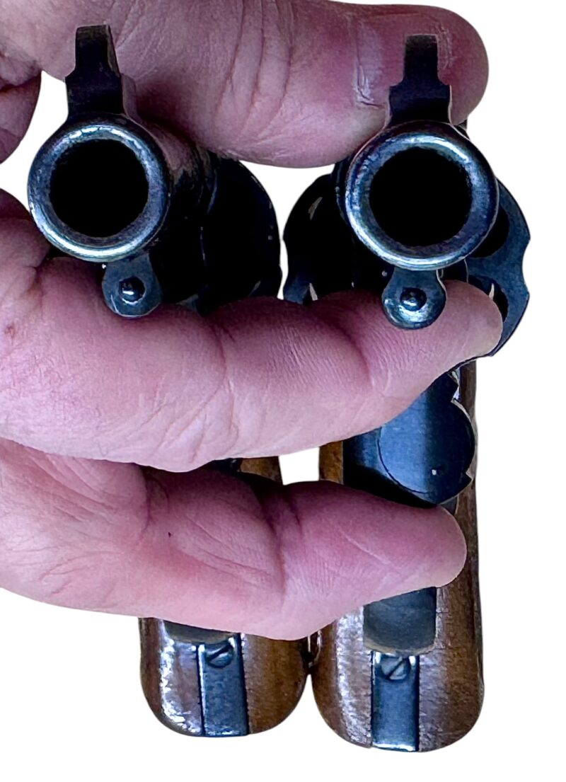 Smith & Wesson Model 10-7 Wood grips, blued, 4" barrel .38Spl VG condition - Image 6