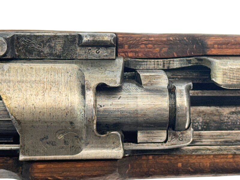 Mauser K98 K Original German WWII CE 43 Matching Bolt handle, TG, Bands, rear sight - Image 7