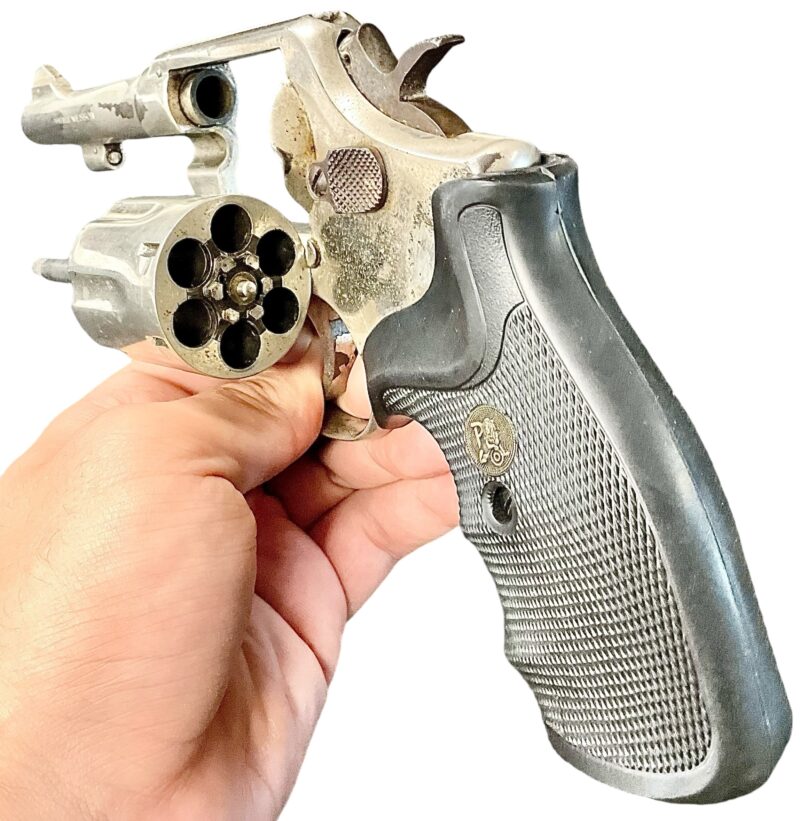 Smith & Wesson Model 10-5 Revolver 38 Special 4 inch Trooper Barrel Nickel D716698 - Image 7