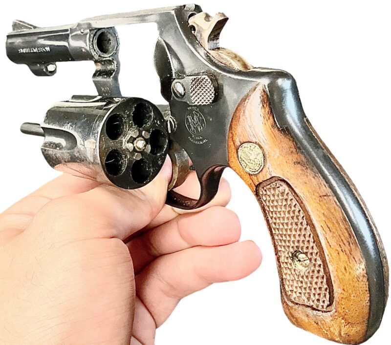 Smith & Wesson Model 36-1 Revolver 38 Special 3 inch Round Butt Blue J724429 - Image 7