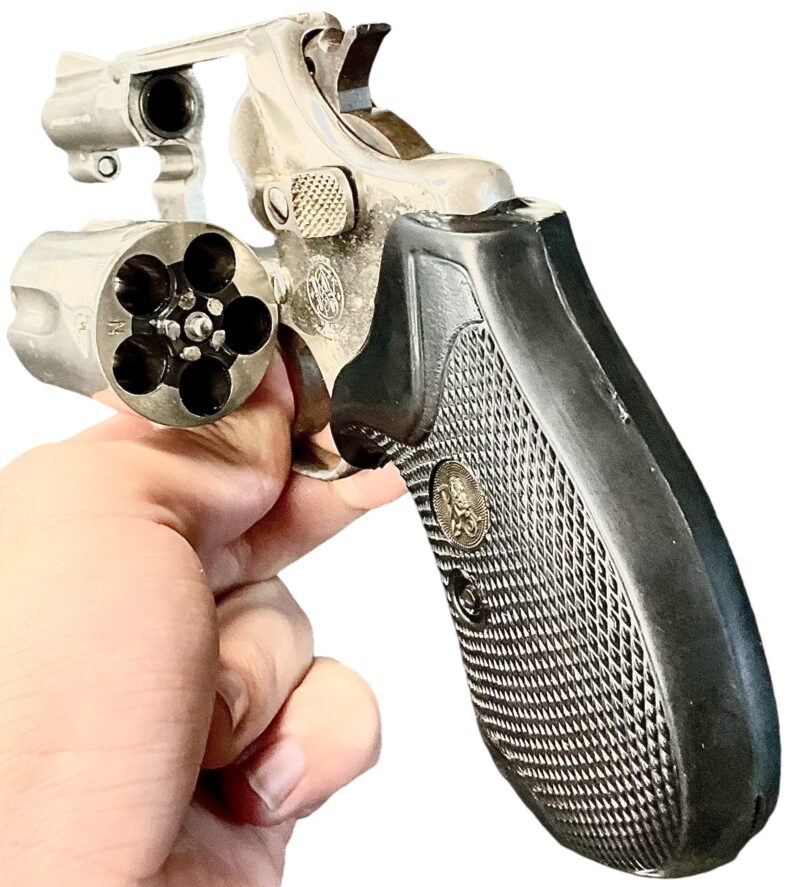 Smith & Wesson Model 37 Airweight Revolver Nickel 2 inch 38 Special J240872 - Image 6