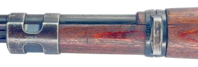 Mauser K98 K Original German WWII DOU 42 Matching TG, floor plate, bands, rear sight - Image 7