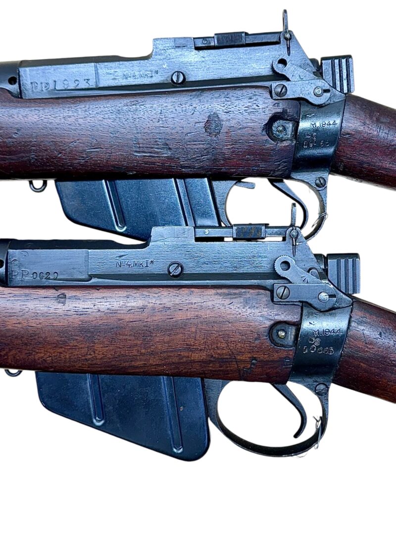 Navy Arms #4 Mk I* .303 WWII 1944 Dated rifle "BS" marked matching serial number bolt VG cond. - Image 15