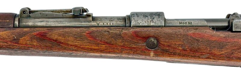 Mauser K98 K Original German WWII 42 1940 Matching TG, floor plate, follower & bands - Image 8