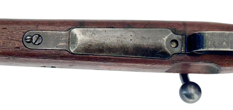 Mauser K98 K Original German WWII DOU 42 Matching TG, floor plate, bands, rear sight - Image 9