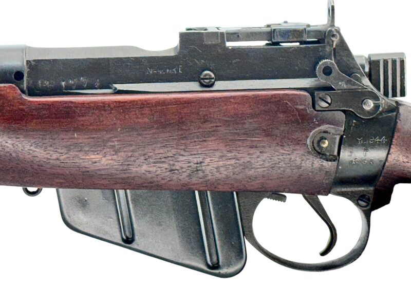 Navy Arms #4 Mk I .303 WWII 1944 Dated rifle "BT" marked matching serial number bolt VG cond. PP 1774 - Image 17