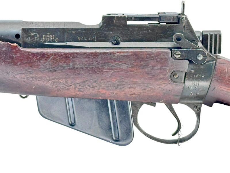 Navy Arms Enfield #4 Mk 1 .303 World War II French Resistance 1944 dated "AU",“PP” & “FTR” marked non-matching bolt VG Condition PP 0886 - Image 17