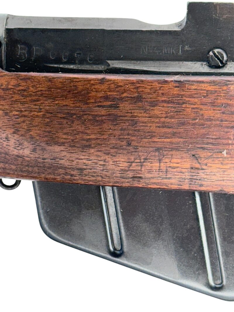 Navy Arms #4 Mk I* .303 WWII 1944 Dated rifle "BS" and “PP” marked matching serial number bolt VG cond. PP 0676 - Image 21