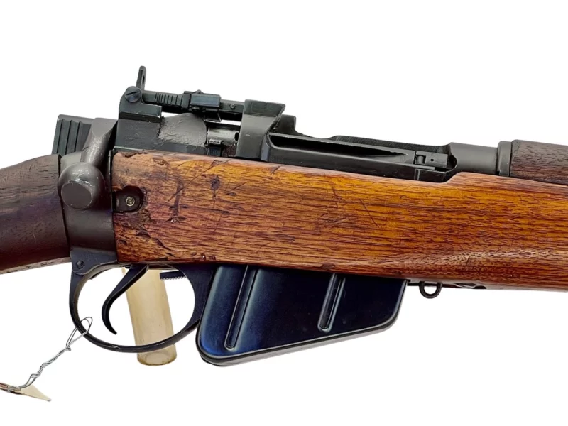 Navy Arms Enfield #4 Mk 1* .303 World War II French Resistance 1944 Dated "BS" and "PP" marked matching serial number bolt PP 1410 - Image 12