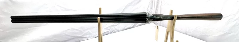 side by side 12ga shotgun British Daniel Fraser and Co. Extractor Boxlock SN 2025 - Image 9