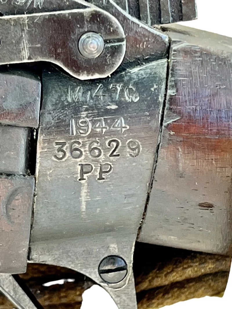 Navy Arms Enfield #4 Mk 1 .303 World War II French Resistance 1944 Dated consecutive serial numbered pair matching serial number bolt - Image 23