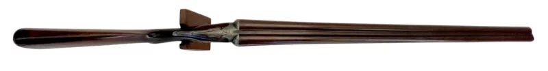 British Side by Side 12ga shotgun Bolton & Co. Southport Armoury Damascus Sidelock - Image 4