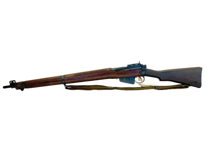 Navy Arms Enfield #4 Mk 1* .303 World War II French Resistance1944 Dated "BS" and "PP" marked non-matching serial number bolt PP 0898 - Image 19