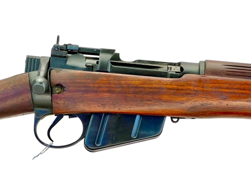 Navy Arms Enfield #4 Mk 1* .303 World War II French Resistance 1944 Dated "BS" and "PP" marked matching serial number bolt PP 0752 - Image 10