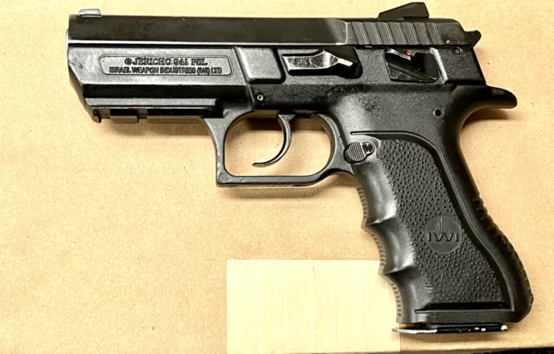 Israeli IWI Jericho 941 FSL pistol with rail mount blued, with 16-rd mag - Image 2