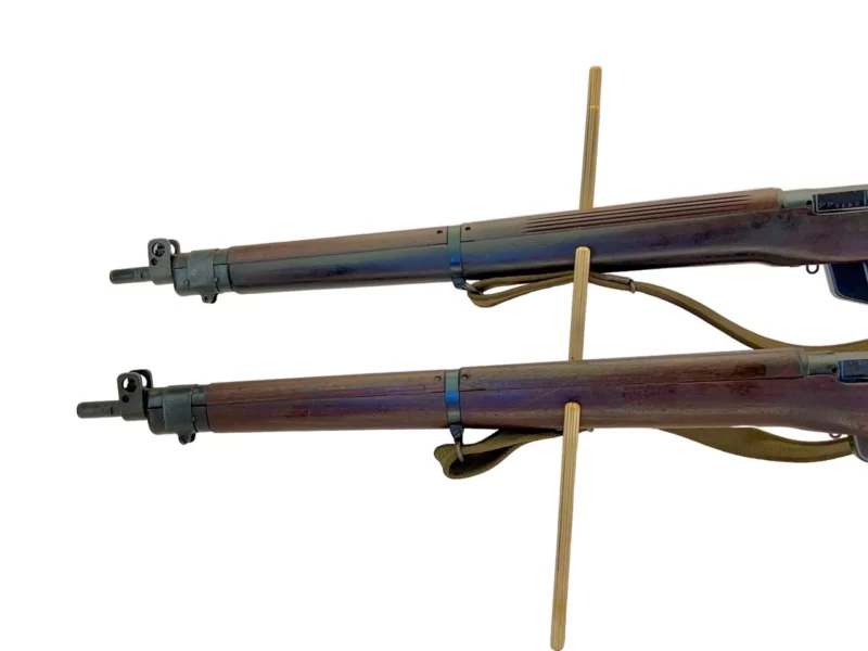 Navy Arms Enfield #4 Mk 1 .303 World War II French Resistance 1944 Dated consecutive serial numbered pair matching serial number bolt - Image 21