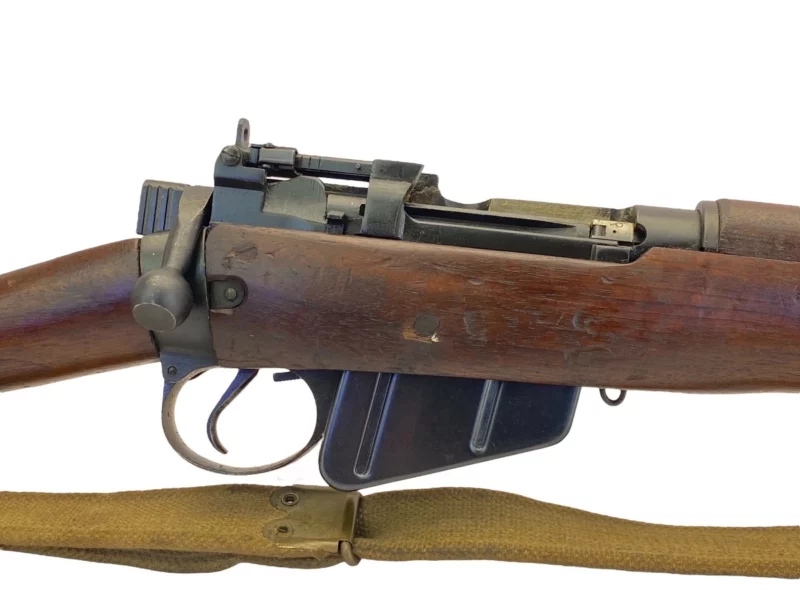Navy Arms Enfield #4 Mk 1* .303 World War II French Resistance 1944 Dated "BT" marked matching serial number bolt PP 0277 - Image 16