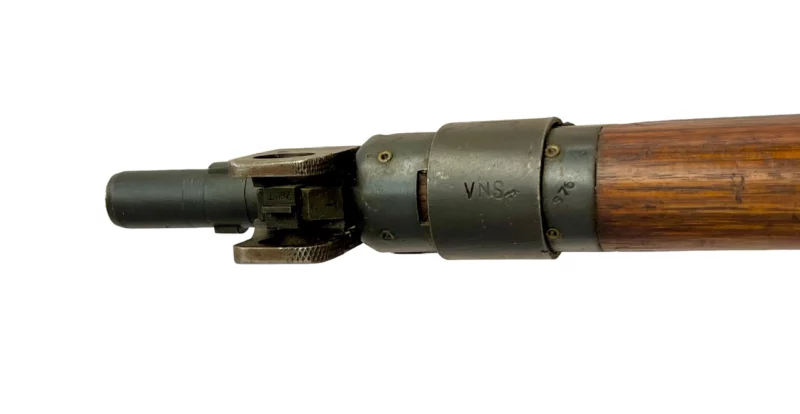 Navy Arms Enfield #4 Mk 1* .303 World War II French Resistance1944 Dated "BS" marked matching serial number bolt PP 1813 - Image 14