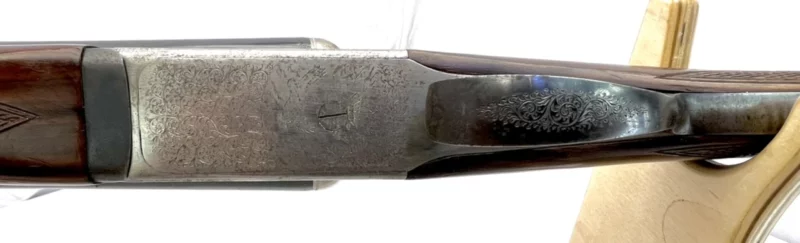side by side 12ga shotgun Gunmark Kestrel Boxlock SN 358787 - Image 8