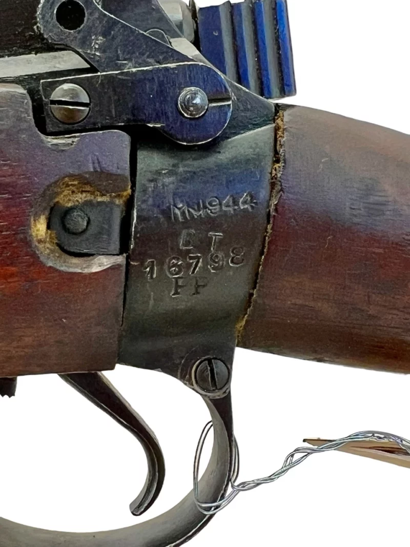 Navy Arms Enfield #4 Mk 1 .303 World War II French Resistance 1944 Dated "BT" and "PP" marked matching serial number bolt PP 0143 - Image 21